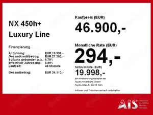 Lexus NX 450h+ Luxury Line HUD*Navi*4xSHZ*KAM*360 Bild 5