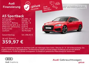 Audi A5 40TFSI qu. 2x S line*PANO*AHK*8fach