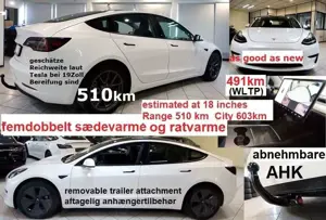 Tesla Model 3 +AHK nahezu neu kaufen auch Tesla an