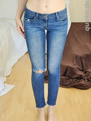 Levis Levi Strauss Jeans Blau 26 XS Denim Hose Röhrenhose Röhrenjeans Pants