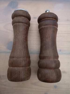 PeDe Dienes Design Pfeffermühlen Salzstreuer Set aus Naturholz 