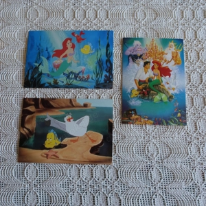 Vintage - Postkarten - Disney - Arielle + Die Schöne und das Biest, je Stück 3,00 Euro Bild 4