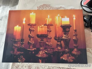 wandgemälde mit licht romantisch 