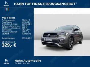 Volkswagen T-Cross 1.0TSI DSG Style ACC AHK Cam LED Navi Bild 2