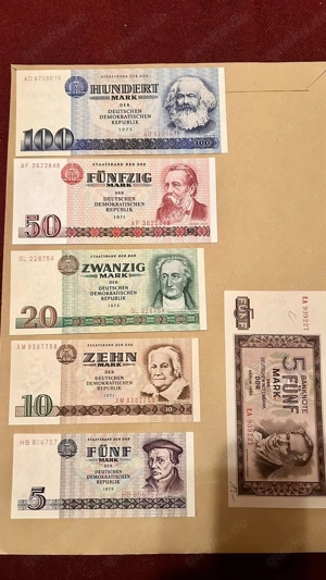 1 satz ostmark gut erhalten