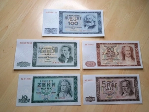 1 satz ostmarrk neuwertig