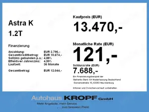 Opel Astra K 1.2T Navi,Rückfahrkamera,Sitzheizung Bild 4
