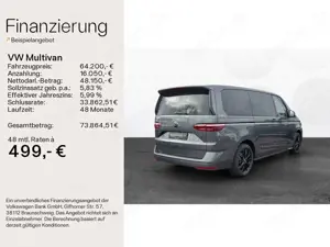 Volkswagen T7 Multivan T7 Multivan GOAL TDI DSG LÜ *Vis-a-Vis*AHK*Navi* Bild 2