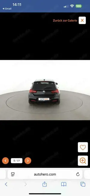 BMW 120 120 i Edition M Sport Shadow Bild 2