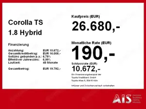 Toyota Corolla TS 1.8 Hybrid Team D CloudNavi*KAM*SHZ Bild 5
