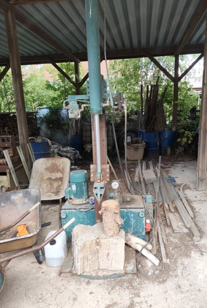 Holzspalter mit Kraftstrom 