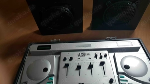 Mischpult Dual CD Player DJ Pult DJC-230 Musikanlage mit Boxen Komplettlössung