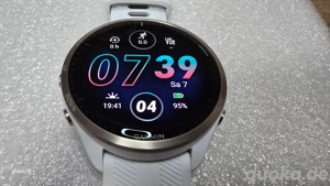 Garmin forerunner 965GPS Running , triathlon  SmartWatch  Amoled weib 1328 ohne kratzer mit OVP 