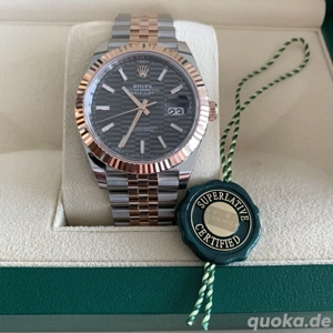 Rolex Datejust 41 , 126331, 2024 Uhr , EVEROSE - Gold  , ZB neue mit verpakung und papiren + Zubehör