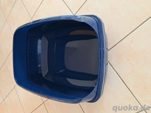 Katzentoilette mit Siebeinsatz zu verkaufen 