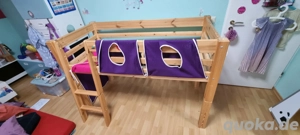 Halbhoes Spielbett   Hochbett für Kinder
