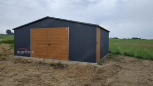 Blechgarage Fertiggarage Autogarage Schuppen Lagerraum