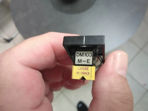 Shure DM 103 mit originaler Hi-Track Nadel auf Dual TK