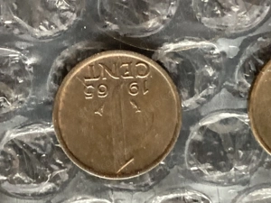Münze Münzen Umlaufmünze Niederlande 1 Cent 1965