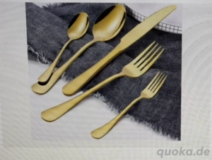 Besteck-Set Gold