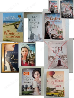 Historische Romane zu verkaufen - Softcover in sehr gutem Zustand!
