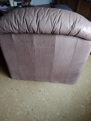 verschenke Leder Sessel braun Domino 4260WO26 von "Segmüller"- gebraucht Bild 3