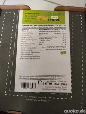 JuiceBox Sirup Lemon