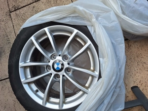 4 ST gebrauchte  Winterreifen v. Hankook mit BMW Alufelge Größe 205 55R16 94H