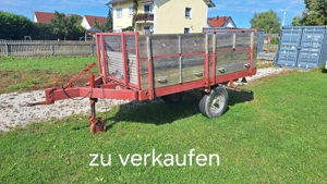 Holzwagen Miststreuer Einachs- Anhänger