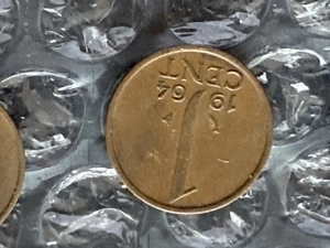 Münze Münzen Umlaufmünze Niederlande 1 Cent 1964
