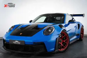 Porsche 992 GT3RS Sharkblue Pyrored Weissach PCCB Lift