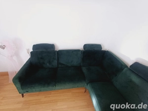 Verkaufe ein 3 Jahre alten Ecksofa Farbe grün  Bild 2