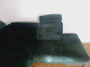 Verkaufe ein 3 Jahre alten Ecksofa Farbe grün  Bild 5