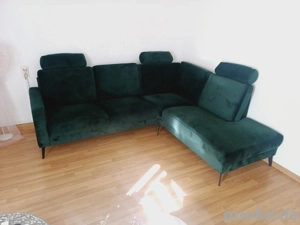 Verkaufe ein 3 Jahre alten Ecksofa Farbe grün  Bild 6