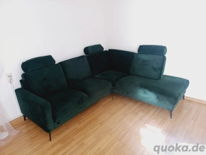 Verkaufe ein 3 Jahre alten Ecksofa Farbe grün  Bild 4