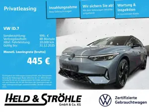 Volkswagen ID.7 Tourer GTX 4M PANO AHK HuD MATRIX WÄPU ACC