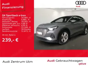 Audi Q4 e-tron Q4 Sportback 40 e-tron 19 ACC AHK LED NAV+ KEYL.