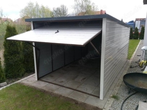 Einzelgarage Blechgarage Lagerraum Stahlkonstrukti Bild 2