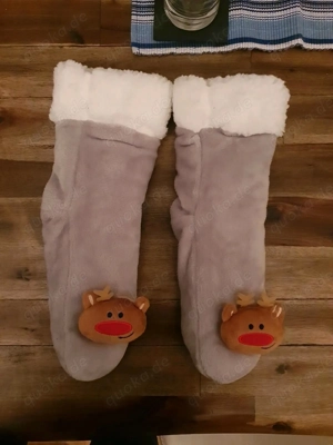 Kuschelsocken  Weihnachtssocken