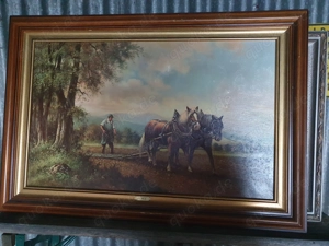 Ölbild C.Pilla mit Leichten Blessuren 