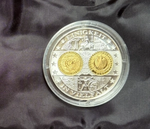 Silbermedaille 1200 Jahre Deutsche Münzgeschichte - Der Gold-Euro