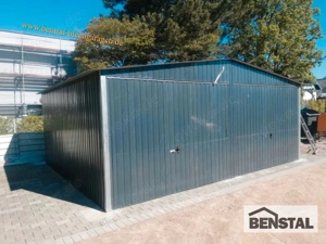 Stahlbox Blechhalle Blechgarage Lager Fertiggarag