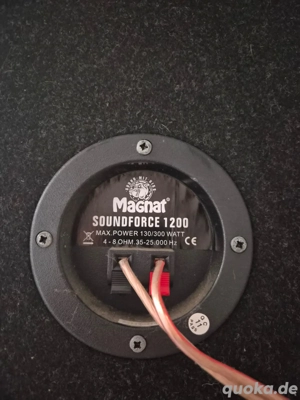 2 Magnat Soundforce 1200 Lautsprecher günstig abzugeben