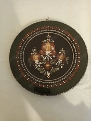 Wandteller Keramik Muster Handarbeit Durchmesser 