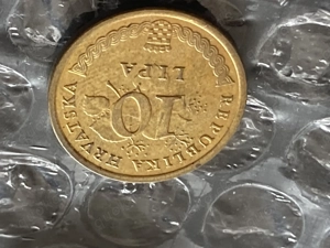 Münze Münzen Umlaufmünze Kroatien 10 Lipa 2007