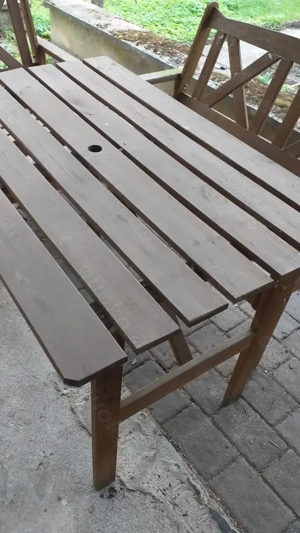 Gartenmöbel aus Holz, 4teilig