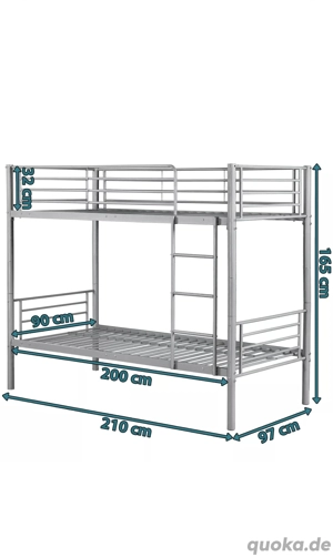 Etagenbett robust auch für Erwachsene