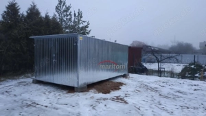   Blechgarage nach Maß Metallcontainer Lagerraum 