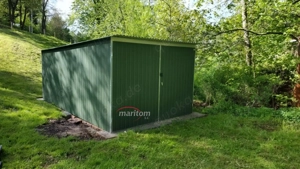   Blechgarage nach Maß Metallcontainer Fertiggarag