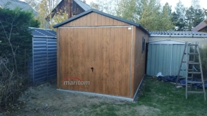   Blechgarage nach Maß Metallcontainer Autogarage 